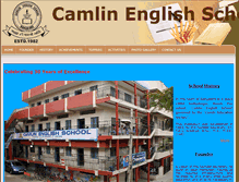 Tablet Screenshot of camlinenglishschool.com